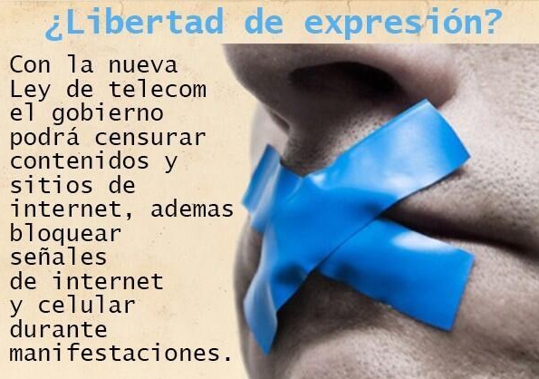 Imágenes para Ley Telecom censura