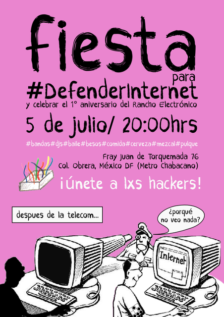 Imágenes para FIESTA para #DefenderInternet
